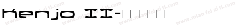 Kenjo II字体转换